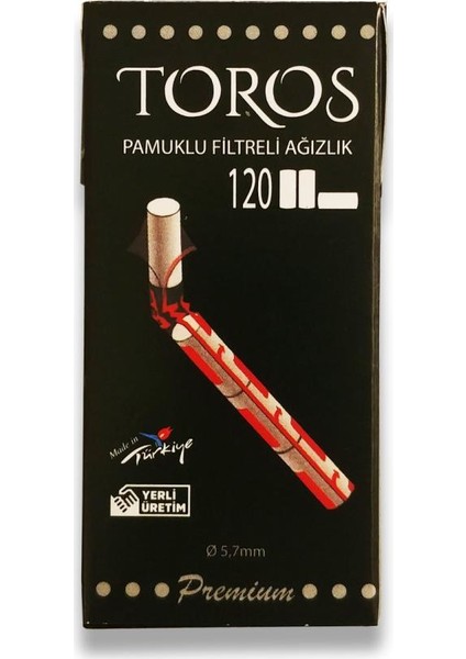 Pamuklu Filtreli Ekstra Slim Ağızlık Makaron 120 Adet (5.7 Mm)