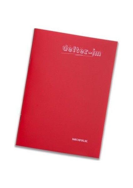 Defter-Im Seri Plastik Kapak A4 40 Yaprak Çizgili