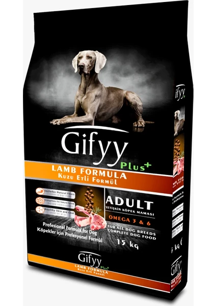 Kuzu Etli Premium Yetişkin Köpek Maması 15 kg