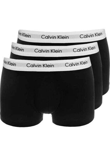 Calvin Klein Erkek 3'lü Trunk Boxer Seti Cotton Stretch