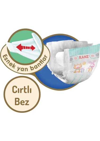 Bebek Bezi 3 Numara 3 x 64'lü