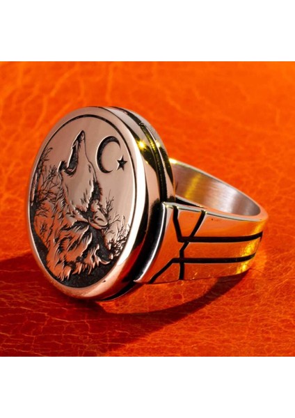 Ay Yıldız ve Bozkurt Erkek Yüzüğü indirimleri