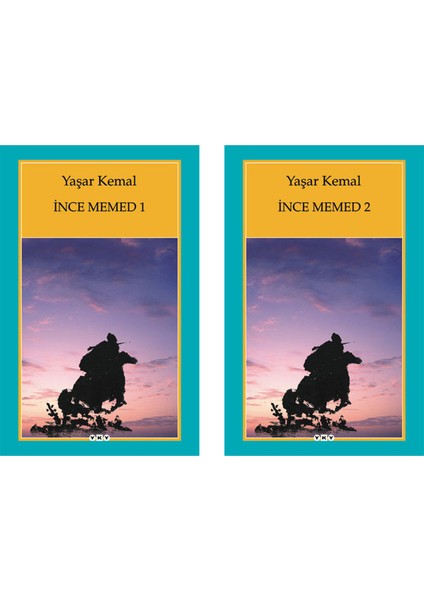 İnce Memed 1 - İnce Memed 2 - 2 Kitap - Yaşar Kemal