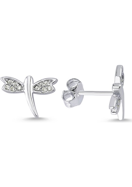 Gümüş Minik Yusufçuk Küpe