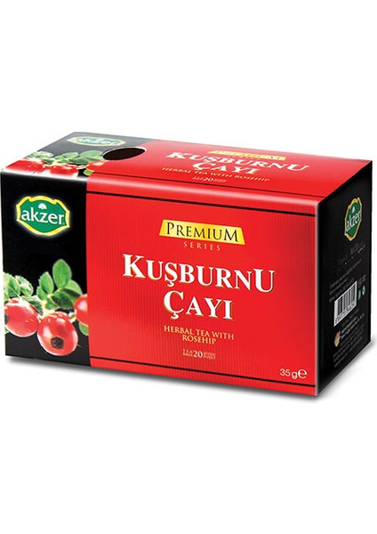 Kuşburnu Çayı Süzen Poşet 35 gr 20'li