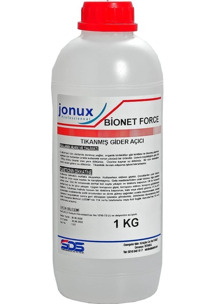 Tıkanık Açıcı 1 kg