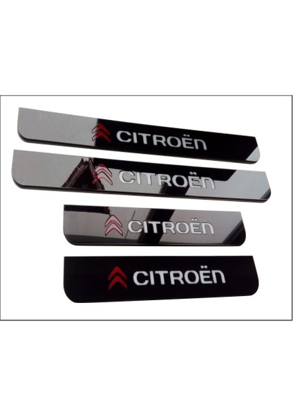 3M Citroen C4 Picasso 2007 - 2013 Uyumlu 3D Lazer Kesim Pleksi Kapı Eşiği