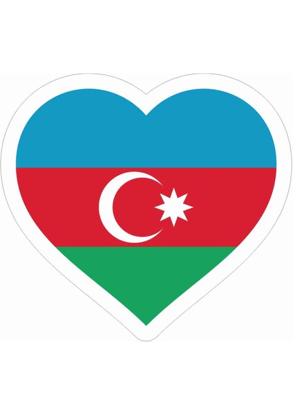 Azerbaycan Bayrak Sticker