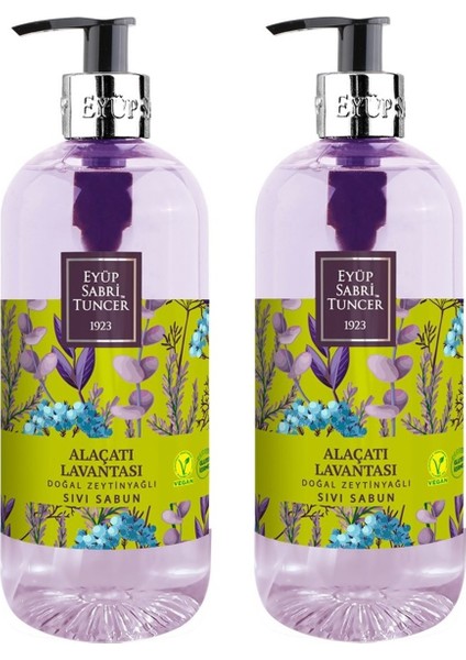 Alaçatı Lavantası Sıvı Sabun 500 ml x 2 Adet