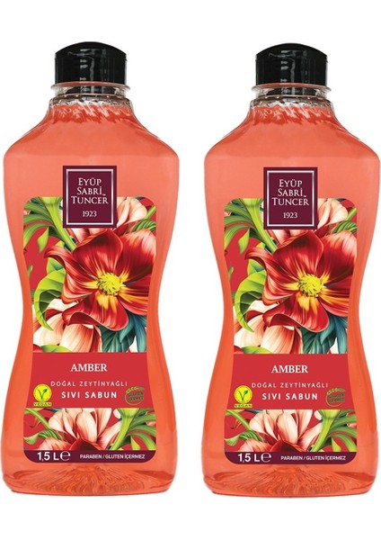 Amber Sıvı Sabun 1,5 lt x 2 Adet