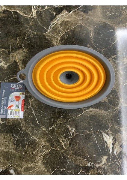 Akordiyon Oval Katlanabilir Huni Turuncu fiyatları