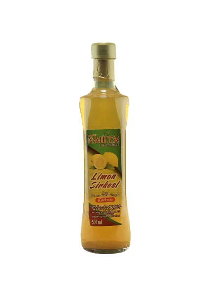 Katkısız Limon Sirkesi (Maydanozlu, Sarımsaklı) 500 ml