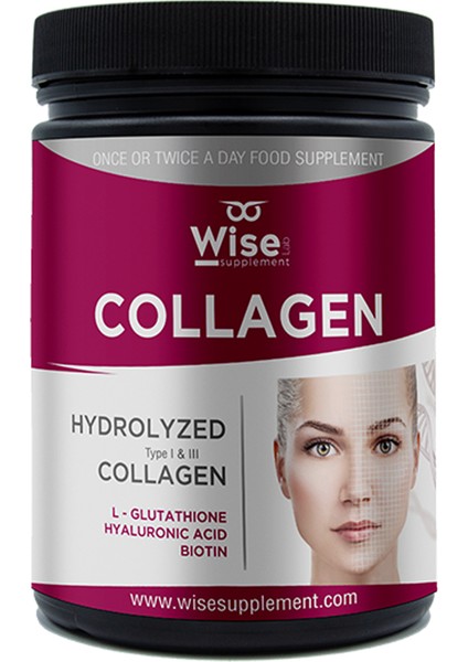 Hidrolize Tip1-3 (peptit collagen)L-Glutathione&Hyaluronic Acid&Biotin&Vitamin C 273g