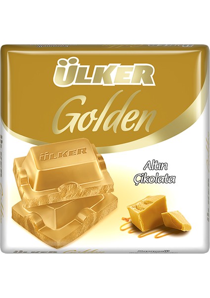 Golden Karamelli Beyaz Kare Çikolata 60 gr