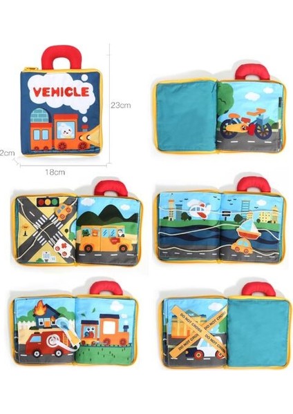 3D Yumuşak Bez Bebek Kitapları