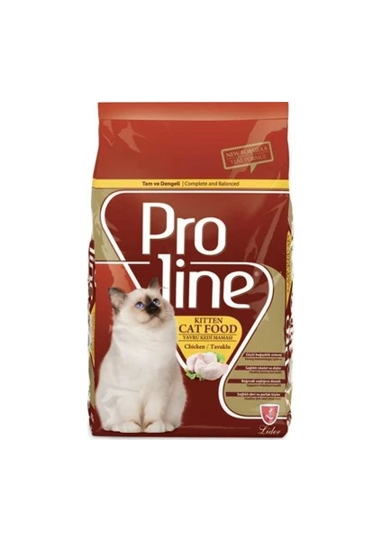 Pro Line Kitten Yavru Kedi Maması 1.5 kg x 3 Adet