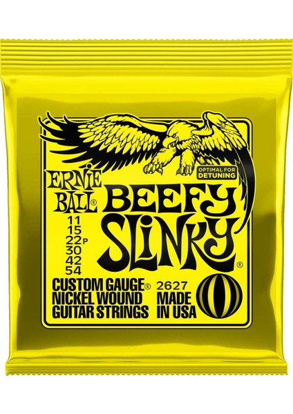 2627 Beefy Slinky Nickel Wound Electric Guitar Strings Takım Tel Elektro Gitar Teli 011-54