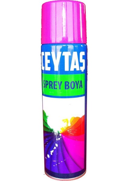 Pembe 200 ml Ceytaş Sprey Boya, Selülozik Sprey Boya