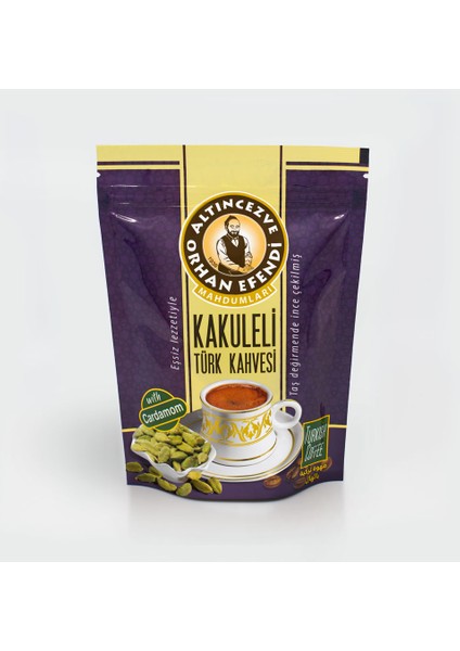 Altın cezve Kakuleli Türk Kahvesi 100 gr