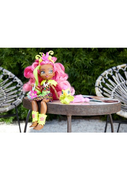 Bebekleri - Tarih Öncesi Çağlarda Yaşayan Ve Eklemleri Bükülebilen Cave Club™ Pembe Saçlı Fernessa Bebek (25 Cm) İle Dinozoru Gnl85 modelleri
