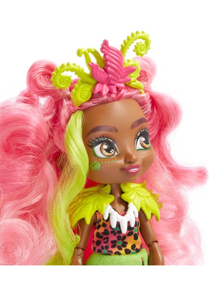Bebekleri - Tarih Öncesi Çağlarda Yaşayan Ve Eklemleri Bükülebilen Cave Club™ Pembe Saçlı Fernessa Bebek (25 Cm) İle Dinozoru Gnl85 fırsatları