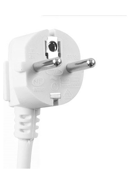 S-link SPG3040 2m 3G1.5mm2 900 Joule 4Lü Akım Korumalı Beyaz Priz