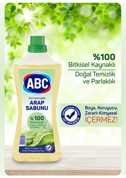 Abc Tüm Yüzeylerde Sıvı Arap Sabunu 4 x 900 ml