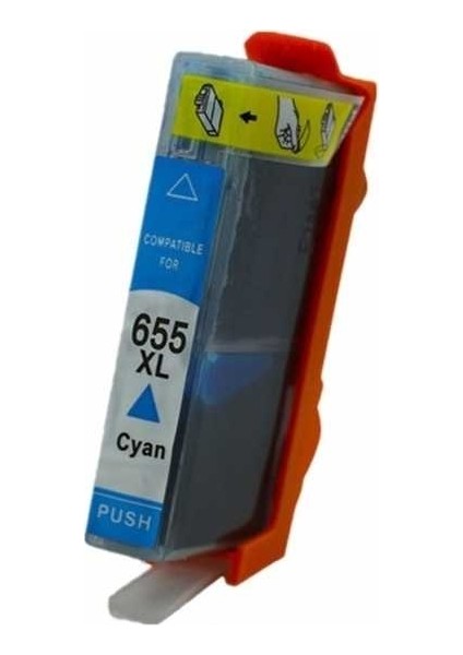 Toner Hp 655Xl-Cz110Ae Mavi Sıfır Muadil Kartuş