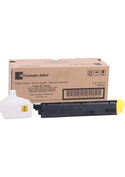 CDC-1626-1726-3726-4726 / Triumph Adler DCC-5526-6526 Sarı Toner