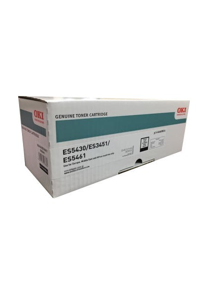 Okı 44469814 Es3451 / Es5430 / Es5461 Siyah Toner