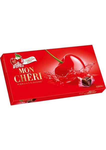 Mon Cherı Vişne Likörlü Çikolata 157GR (15 Pralinen )