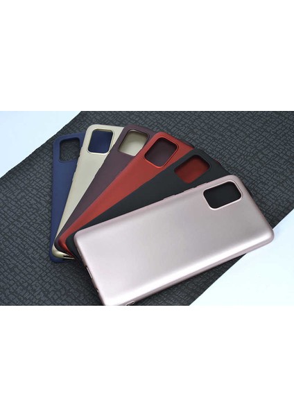 Samsung Galaxy M51 Kılıf Mat Premium Silikon Kılıf Bordo fiyatları