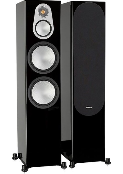 Silver 300 Kule Tipi Hoparlör Çift Gloss Black