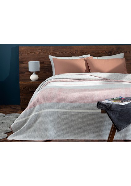 Barleycorn Scotch Çift Kişilik Battaniye 200 x 220 cm Gül Kurusu fiyatları