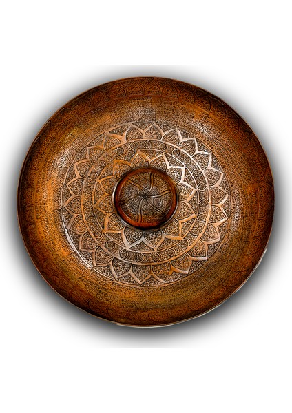 El Yapımı Bakır Hamam Tası