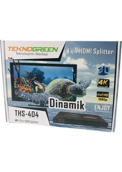 THS-404 4 Port 4K HDMI Splitter fırsatları