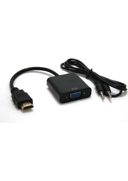 TKD-333 HDMI To VGA + 3.5 Stereo Kablo