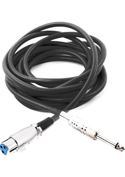 Kablo Mikrofon Pro 5 Metre Siyah KJM5BK