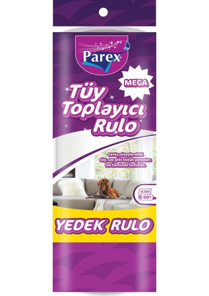 Mega Tüy Toplayıcı Yedek Rulo 3 Adet