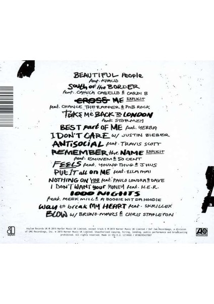 Ed Sheeran - No:6 / CD