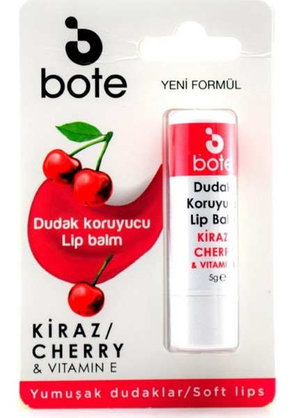 Kiraz Aromalı Dudak Koruyucu Lip Balm 5 gr