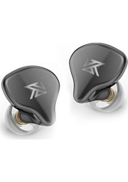 S1 1DD+1BA Hybrid TWS Kablosuz Bluetooth 5.0 Kulaklık Gri
