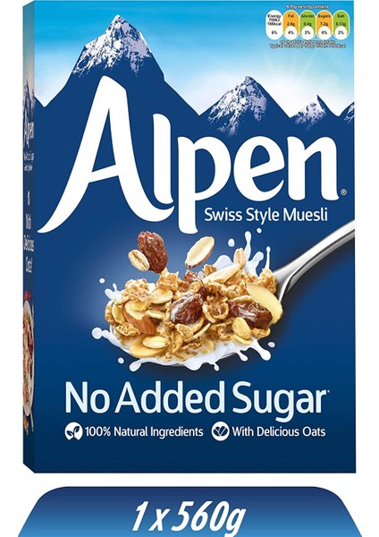 Şeker Ilavesiz Müsli 560 gr