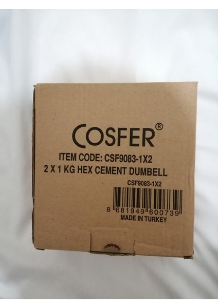 1 kg x 2 kg Plastik Dambıl Seti