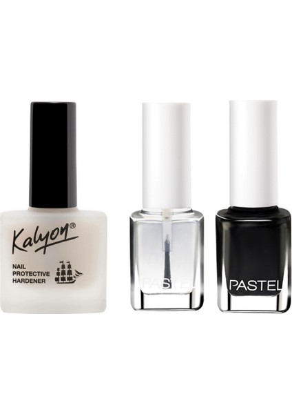 Tırnak Besleyici 11 ml ve Pastel 2'li Oje Seti