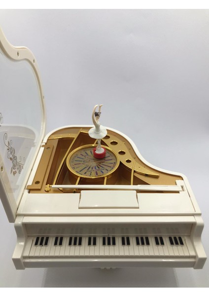 Çiko Toys Dans Eden Balerinli Piyano Müzik Kutusu
