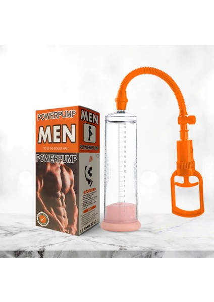 Power Pump Süper Vakum Turuncu Penis Pompası Vajina Başlık