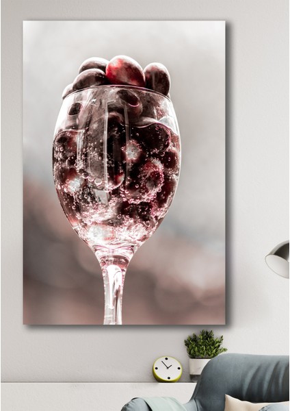 50X70 Ham Şarap Kanvas Duvar Tablo