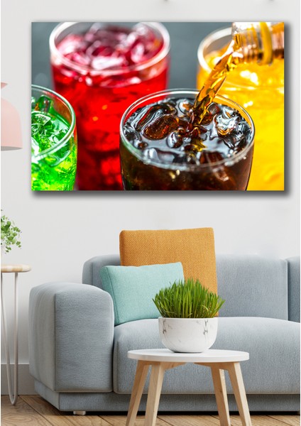 70X100 Drinks Kanvas Duvar Tablo