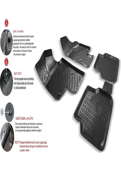 Citroen C4 2012 Model 4d Havuzlu Paspas fırsatları